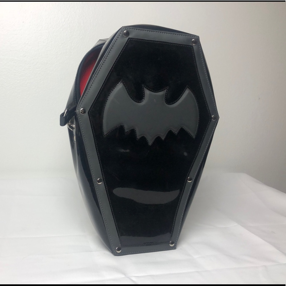 Demonia coffin backpack and bag